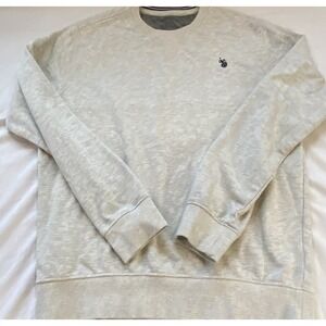 U.S Polo Association Men's Crew Neck Sweater Size Medium Sweatshirt Grey